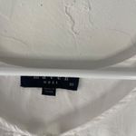 Revolve Maven West Women's Size XS White Sheer Ruffle Flowy Tiered Blouse Photo 4