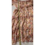 Vintage Jessica Simpson Women’s Sz XL Dress Floral Ruffled Boho Western Style Pink Photo 11