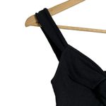 Madewell Black Cutout Knot-Front Crop Tank Top Size XS Photo 4