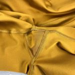 Nike Women Activewear Yellow Striped Leggings Dri-Fit Swoosh Logo size M Photo 4