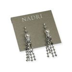 new Nadri ❤︎ Freshwater Pearl Crystal Drop Boho Bride Earrings ❤︎ Beach Wedding Silver Photo 9