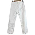 AGOLDE  90's Mid Rise Loose Fit Straight Leg Distressed Denim Jean White Vanish Photo 7