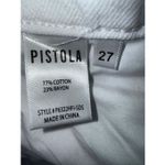 Pistola  high rise white distressed button fly bootcut jeans size 27 #751 Photo 4