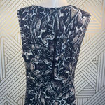 Haute Hippie  Side Ruched Printed Dress Olive Multi‎ Photo 8