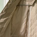 Anthropologie Women's Cream and Tan Quilted Jacket Size L Photo 12