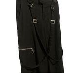 Hot Topic Pants Women Size 5 Straps High Rise Joggers Goth Punk Grunge Skater Photo 2