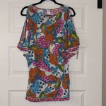 Trina Turk  ‘Cherry Blossoms’ Cold Shoulder Swim Cover-Up Tunic, NWT Photo 2