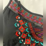 Jantzen NWT!  Embroidered Black Bikini Swim Top Photo 1