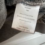 IRO  Jeans Kismet Distressed Crewneck Sweatshirt Gray Grunge Y2K Streetwear‎ Med Photo 3