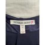 Victoria's Secret  Sleeveless Mini Slip Dress 100% Silk Blue Women's Size Large Photo 3