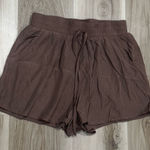 Better Be  Brown Lightweight Shorts Women’s Small Photo 0