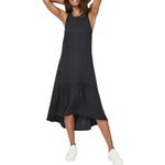 Sweaty Betty  Ace Racerback Black Midi High Low Dress Size XL Photo 6