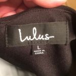 Lulus Sz L Lover of Mine Black Crochet Lace Mini Dress NEW NWT Photo 8