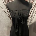 White House | Black Market 🌺BLACK HOUSE WHITE MARKET STRAPLESS BLACK COCKTAIL DRESS WITH BOW SIZE 4🌺 Photo 4
