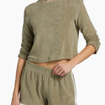 RE/DONE  Cotton Terry Boxy-Fit T-Shirt Photo 0