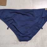 Hobie NWT Navy Blue Side Ties Bikini Hipster Swimwear Bottom Swim XL Photo 2