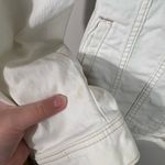 Gap Vintage Y2K White Canvas Denim Button Down Trucker Jean Jacket Large L Retro Photo 5