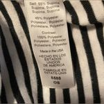 Michael Stars Striped Long Sleeve Shirt Black White one size Photo 6