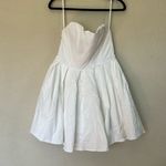 House Of CB  Emmanuela‎ White Strapless Pleated Mini Dress NWOT size XL Photo 5