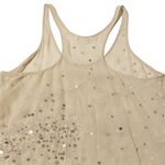 Club Monaco Club‎ Monaco Silk Sequined Sheer Nude Tank Top Size Small Photo 7