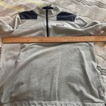 Vineyard Vines 1/4 Zip Pullover Women’s Size XL Grey Navy Blue Sweatshirt Top Photo 4