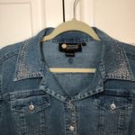 Christine Alexander Denim and Diamonds Jacket Size L Blue Size L Photo 2