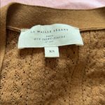 Sézane Sezane Lola Jumper Coffee XS Brown Button-Up Women's Sweater Gold tortoise shell Photo 5