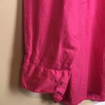 Old Navy Women’s The Boyfriend Shirt Hot Pink Long Sleeve Button-Up Photo 3