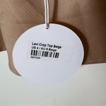 Princess Polly NWT Levi Ruffle Crop Top Beige Size 4 Photo 4