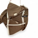 Steve Madden Steve Madden Brown Ribbed Plunge Bodysuit Sleeveless One Piece Swimsuit Photo 2