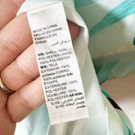 Chico's Black Label Tropical Print Dress Size 12 White Green Botanical NWT Cruise Photo 7