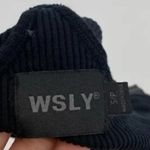 WESLEY Rivington Ribbed Tencel Bralette in Black Photo 3