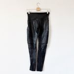 Spanx NEW Faux Leather Moto Leggings Style 20136R Very Black Shapewear Biker Photo 11