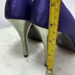 J. Renee Luxe decorated purple floral satin heels‎ size 7.5 Photo 10