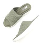 Ryka Nanette Stretch Knit Slide Demi-Wedge Slip-On Sandals Sage Green Size 9.5 Photo 13
