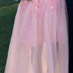 Prom Dress Two Piece Pink Size 2 Photo 1
