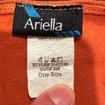 Arielle Golden Gate Orange Thin straps intimate Dress/Top Stretchy Material Sz.S Photo 7