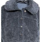 Lululemon Textured Fleece Button Jacket Black Women’s Size 2 Photo 2