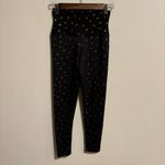 Beach Riot Sport Gold Polka Dot Black High Waisted Leggings- Size XS Photo 2