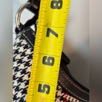 CHAPS  Houndstooth Plaid Check Black Tan Shoulder Hand Bag Purse Y2k Never Used Photo 7