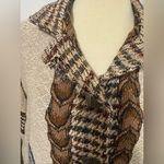 Vintage Equestrian Tapestry Jacket Horse Girl Hounds Button Front XL *Flaw* Photo 3