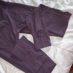 Athleta  stirrup leggings - dark purple HR eggplant color dance pants Photo 5