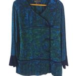 Carole Little Dresses 4 Turquoise Asian Style Top Blue Photo 0