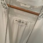 Abercrombie & Fitch Y2K A&F White Beaded Collar Chiffon Blouse Photo 1