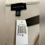 Premise  off white / pale platinum drape neck blouse nwt Photo 2