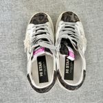 Golden Goose Hi Star Classic in Black Gold Leopard with Sherpa Inserts Photo 5