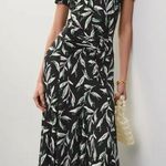 Rabanne Floral Maxi Dress Size 44 Black Photo 0