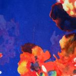 Daniel Rainn Blue Floral Sheer Tank Top Size Large Photo 5