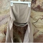 Commense Cotton & Line Crisscross Halter Tank Top size medium Tan Photo 2