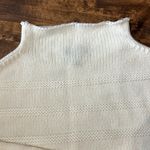 Jessica Simpson Ivory Chunky Knit Funnel Neck Bell Sleeve Sweater Size Large Photo 11